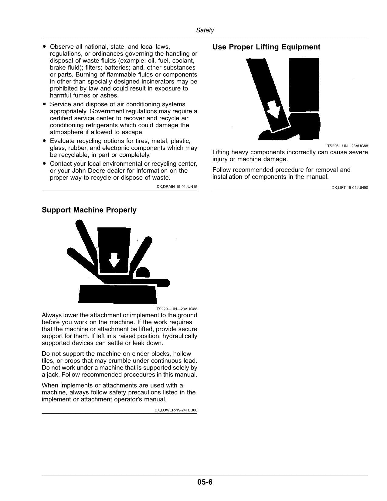 MANUAL DEL OPERADOR DE LA COSECHADORA JOHN DEERE X9 1000 1100 815001-820000