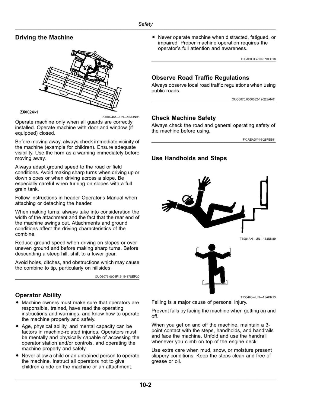 MANUAL DEL OPERADOR DE LA COSECHADORA JOHN DEERE X9 1000 1100 NORTEAMÉRICA