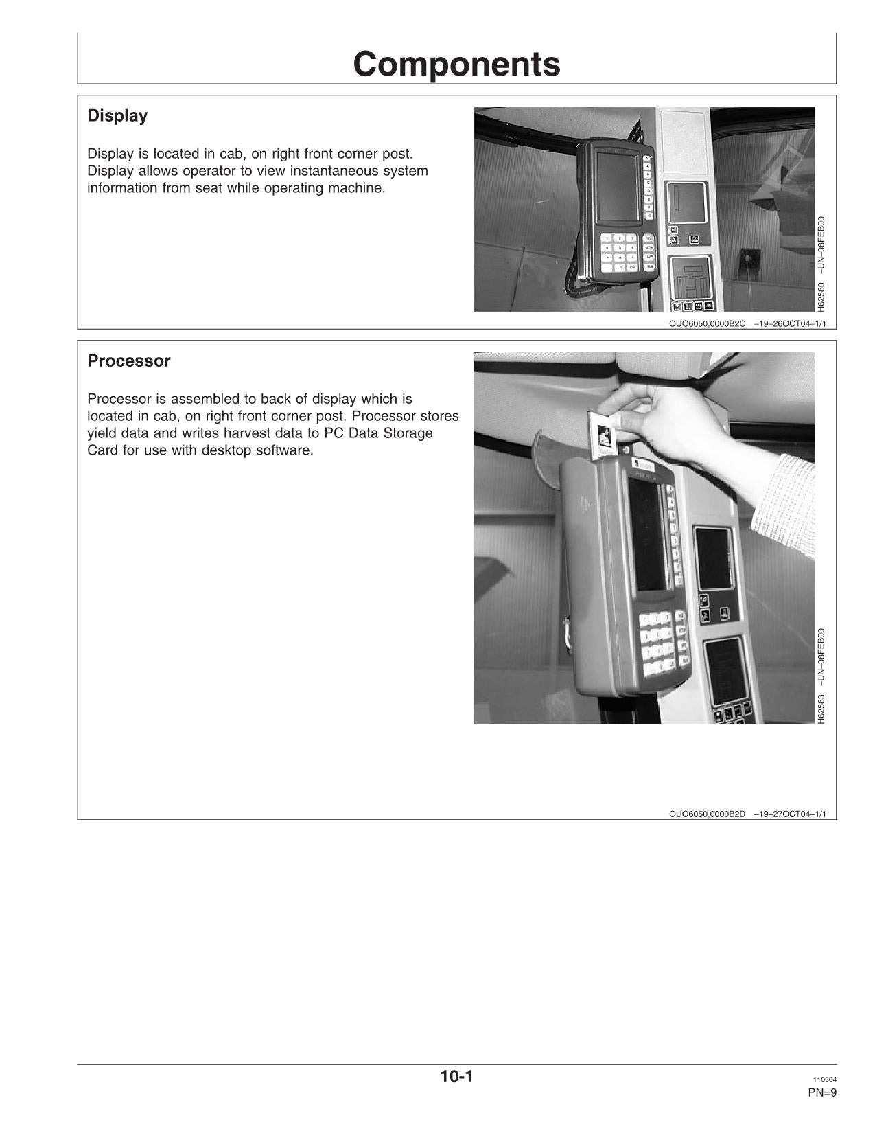 MANUAL DEL OPERADOR DE LA COSECHADORA JOHN DEERE AMS GREENSTAR