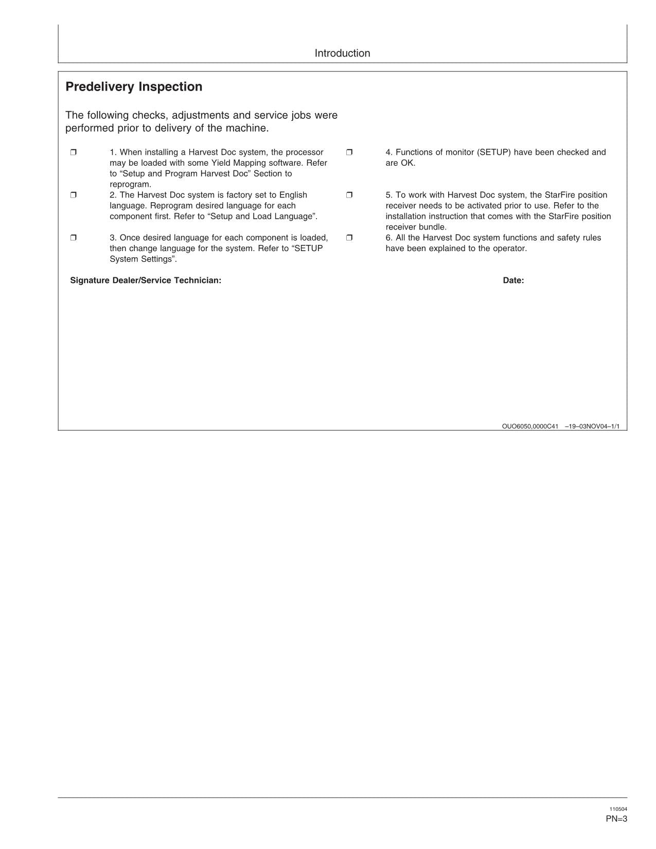MANUAL DEL OPERADOR DE LA COSECHADORA JOHN DEERE AMS GREENSTAR