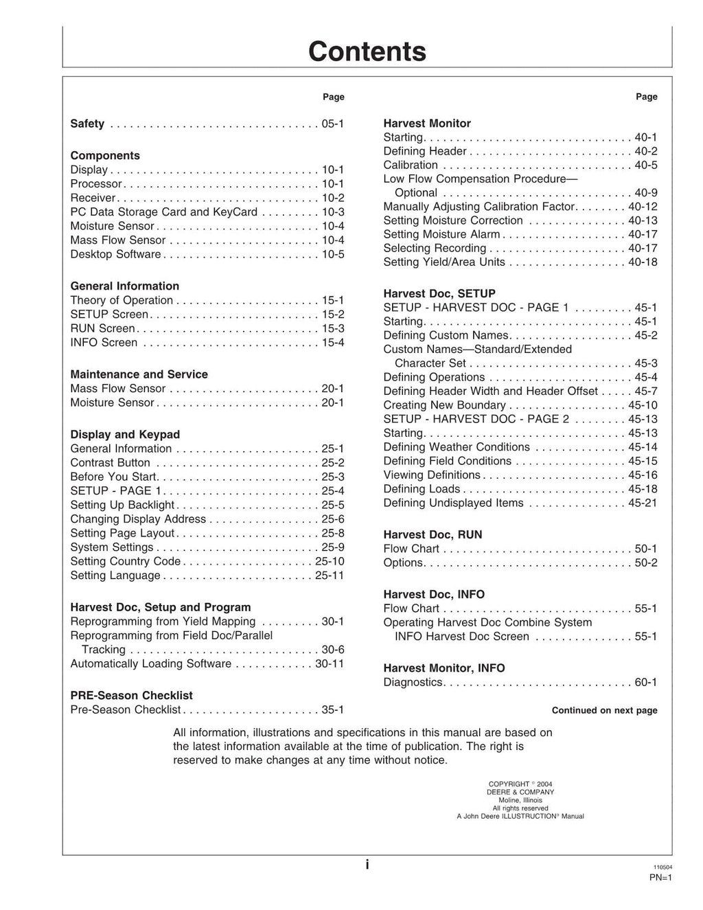 MANUAL DEL OPERADOR DE LA COSECHADORA JOHN DEERE AMS GREENSTAR