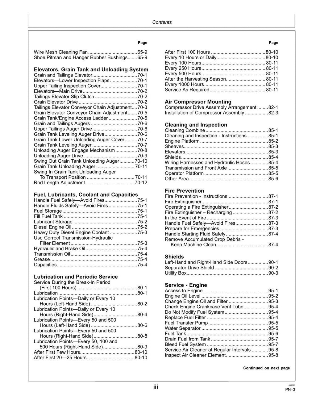MANUAL DEL OPERADOR DE LA COSECHADORA JOHN DEERE W50 V2