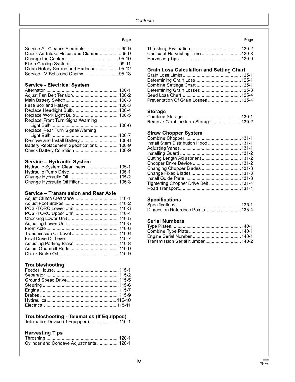 MANUAL DEL OPERADOR DE LA COSECHADORA JOHN DEERE W50 V2