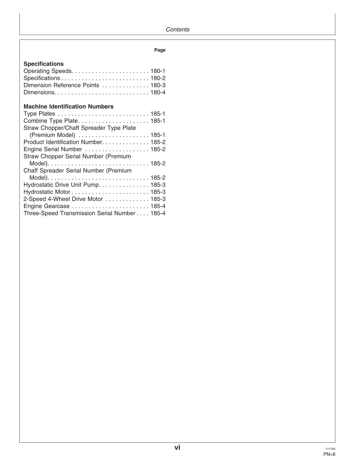 MANUAL DEL OPERADOR DE LA COSECHADORA JOHN DEERE 9660 WTS N.° 1