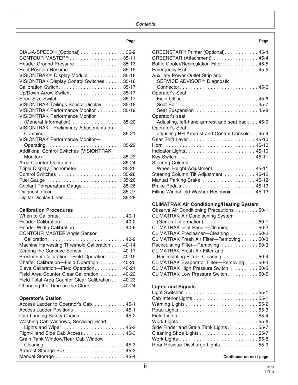MANUAL DEL OPERADOR DE LA COSECHADORA JOHN DEERE 9660 WTS N.° 1