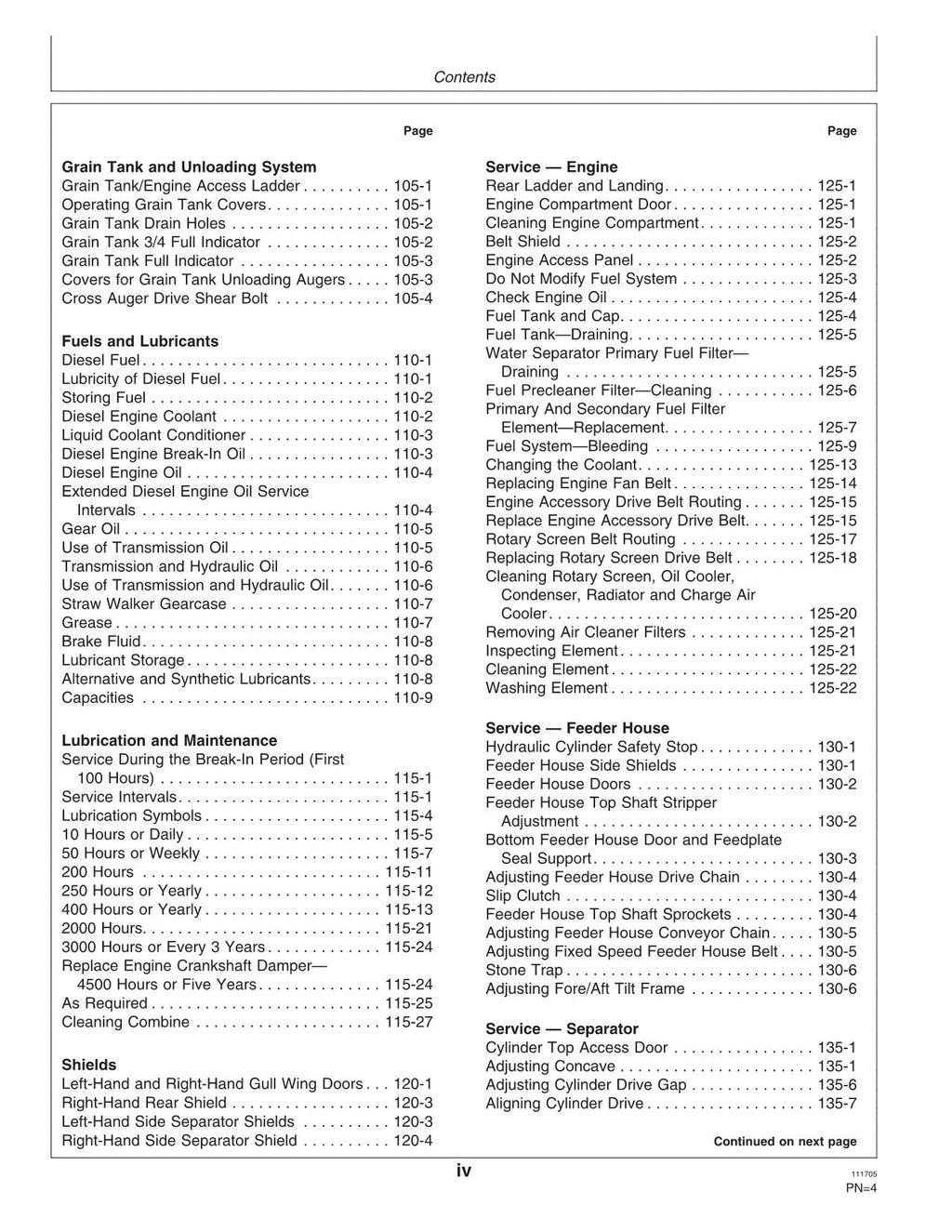MANUAL DEL OPERADOR DE LA COSECHADORA JOHN DEERE 9660 WTS N.° 1