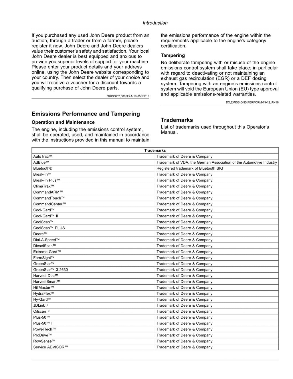 MANUAL DEL OPERADOR DE LA COSECHADORA JOHN DEERE T670 HILLMASTER