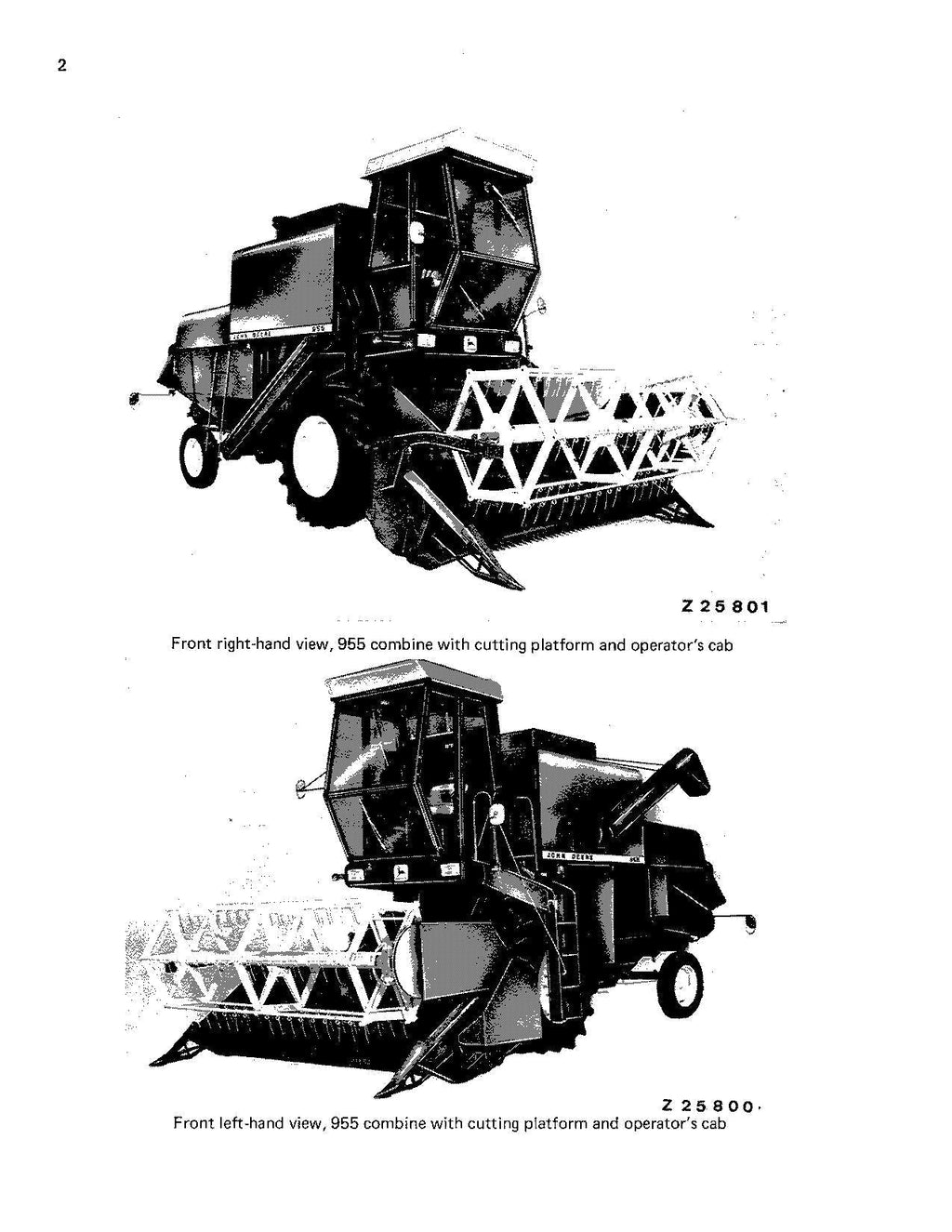 MANUAL DEL OPERADOR DE LA COSECHADORA JOHN DEERE 955