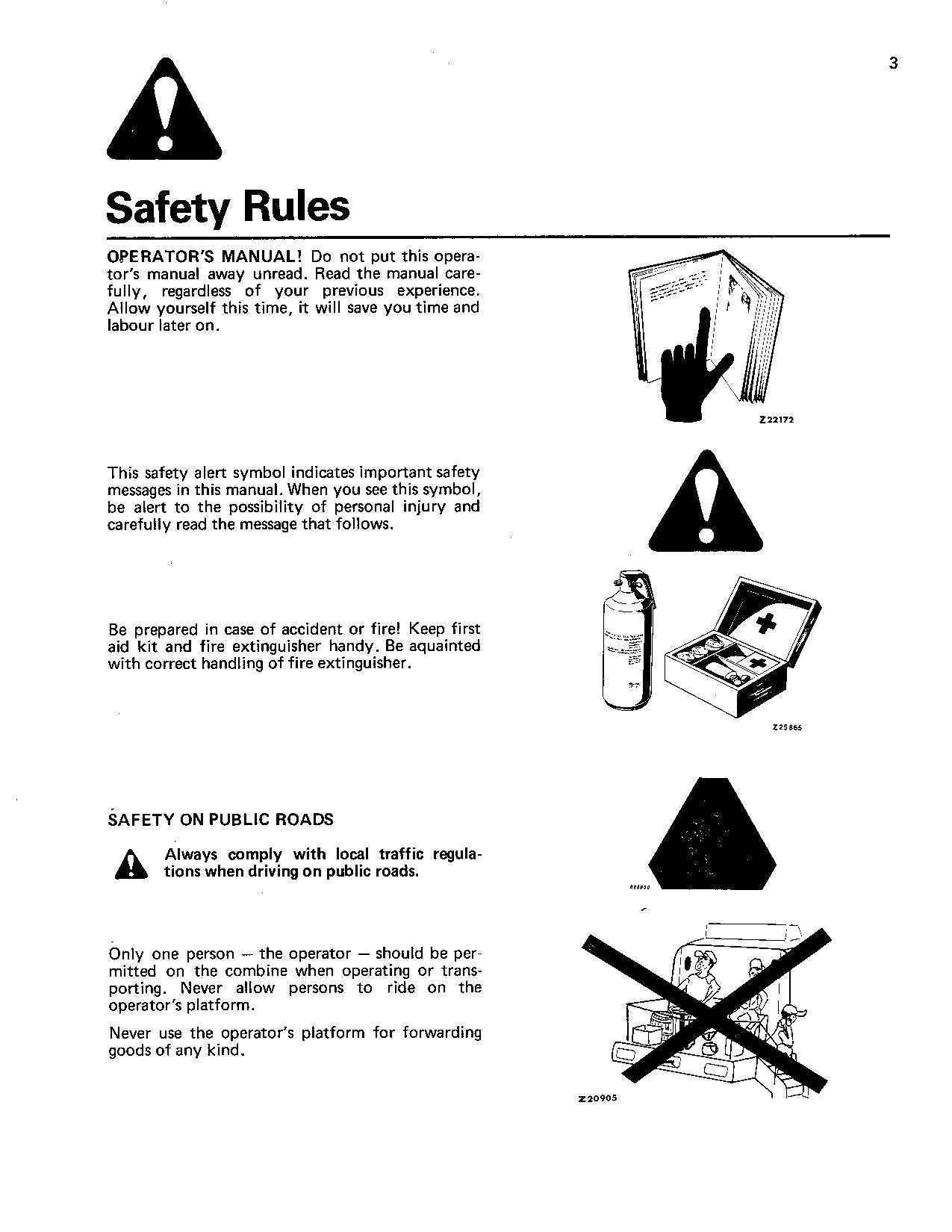 MANUAL DEL OPERADOR DE LA COSECHADORA JOHN DEERE 955