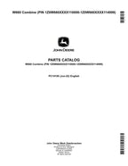 Catálogo de piezas de la cosechadora John Deere W660 - Manual 110000-114999
