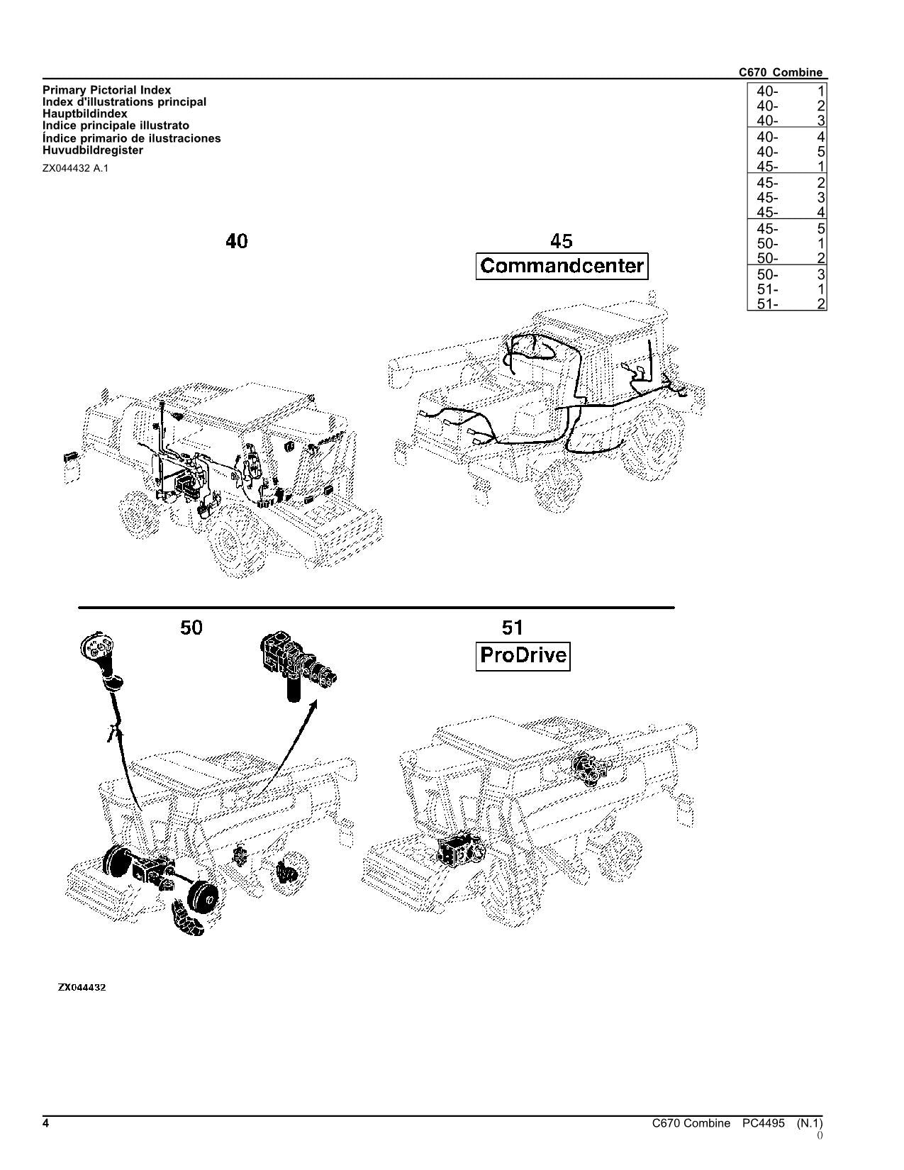 MANUAL DEL CATÁLOGO DE PIEZAS DE LA COSECHADORA JOHN DEERE C670