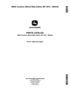 MANUAL DEL CATÁLOGO DE PIEZAS DE LA COSECHADORA JOHN DEERE W650 N.° 9