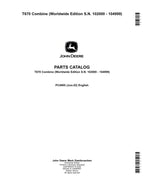 CATÁLOGO DE PIEZAS DE LA COSECHADORA JOHN DEERE T670 MANUAL N.° 11