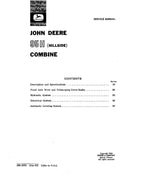 MANUAL TÉCNICO DE REPARACIÓN Y SERVICIO DE LA COSECHADORA JOHN DEERE 95H SM2055