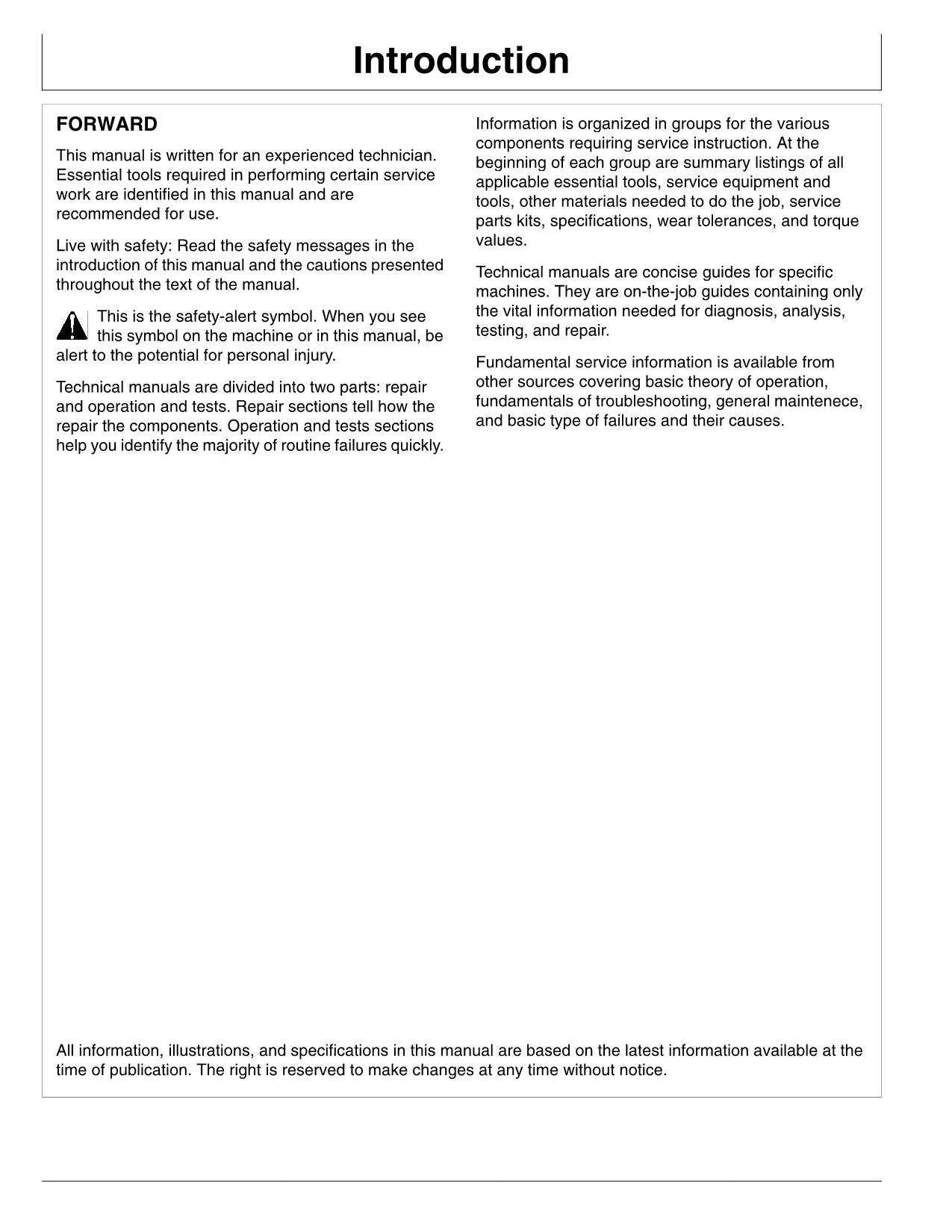 JOHN DEERE AMS GREENSTAR 9550 9450 9650 9650 STS 9750 STSCOMBINE SERVICE MANUAL