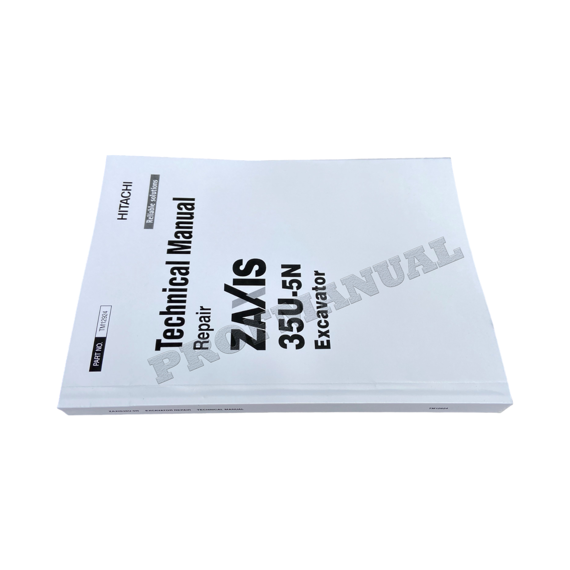 HITACHI ZAXIS 35U-5N EXCAVATOR REPAIR SERVICE MANUAL + !BONUS!
