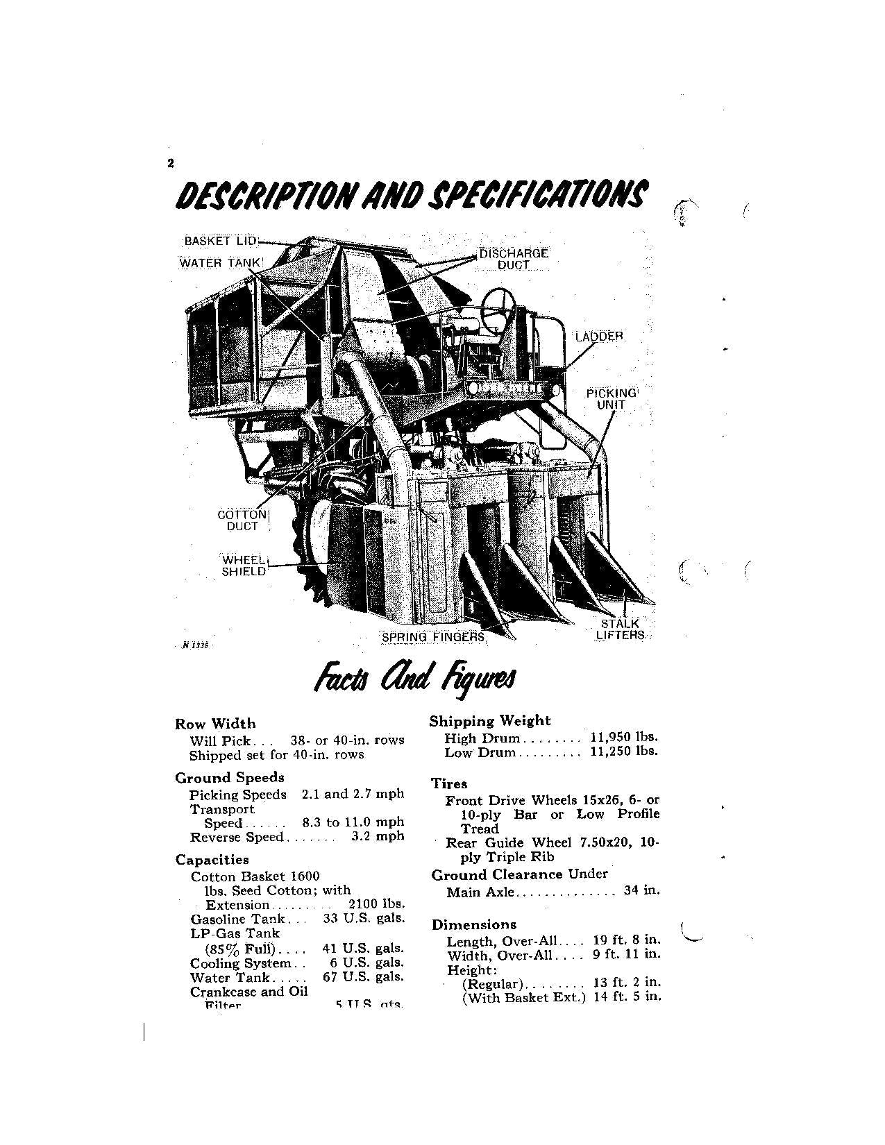 JOHN DEERE 99 MANUAL DEL OPERADOR DE LA RECOLECTORA DE ALGODÓN N.° 1