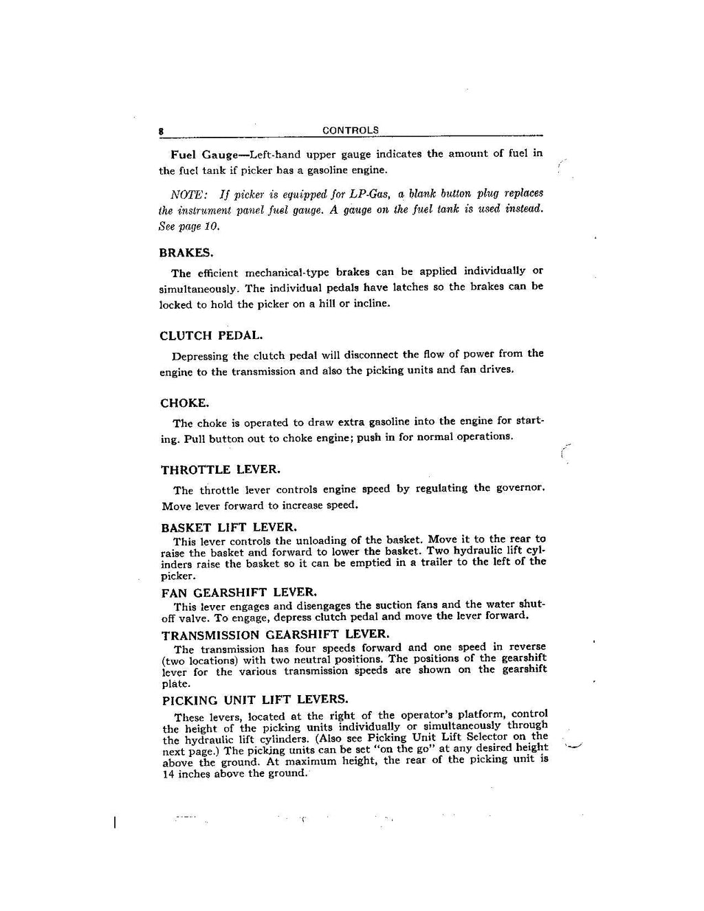 JOHN DEERE 99 MANUAL DEL OPERADOR DE LA RECOLECTORA DE ALGODÓN N.° 1