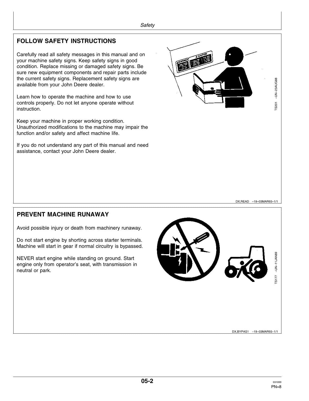 MANUAL DEL OPERADOR DE LA RECOLECTORA DE ALGODÓN JOHN DEERE 9970 N.° 4