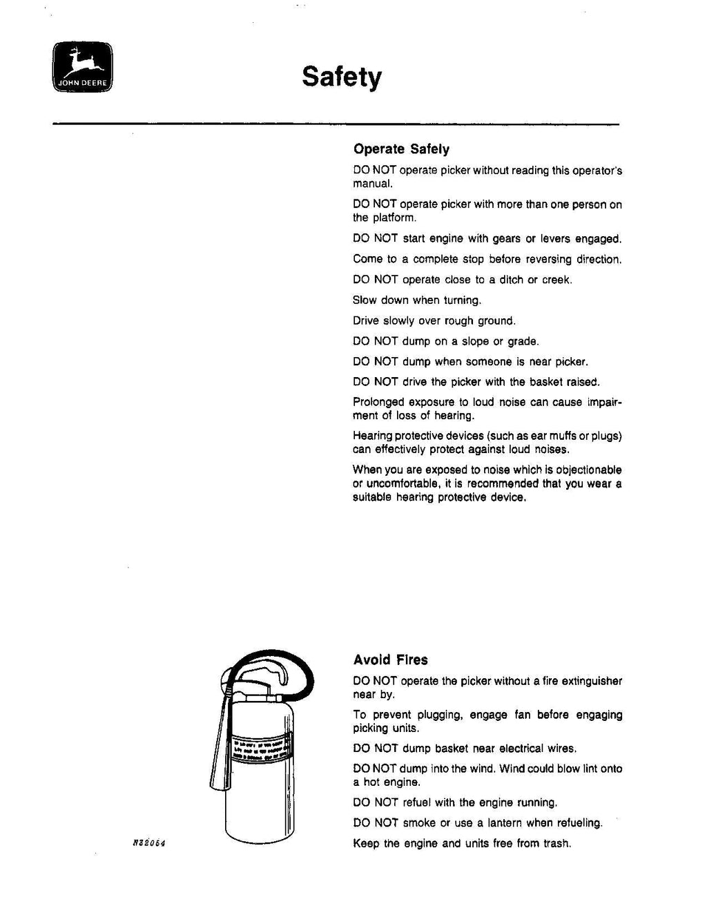 MANUAL DEL OPERADOR DE LA RECOLECTORA DE ALGODÓN JOHN DEERE 9910 N.° 3