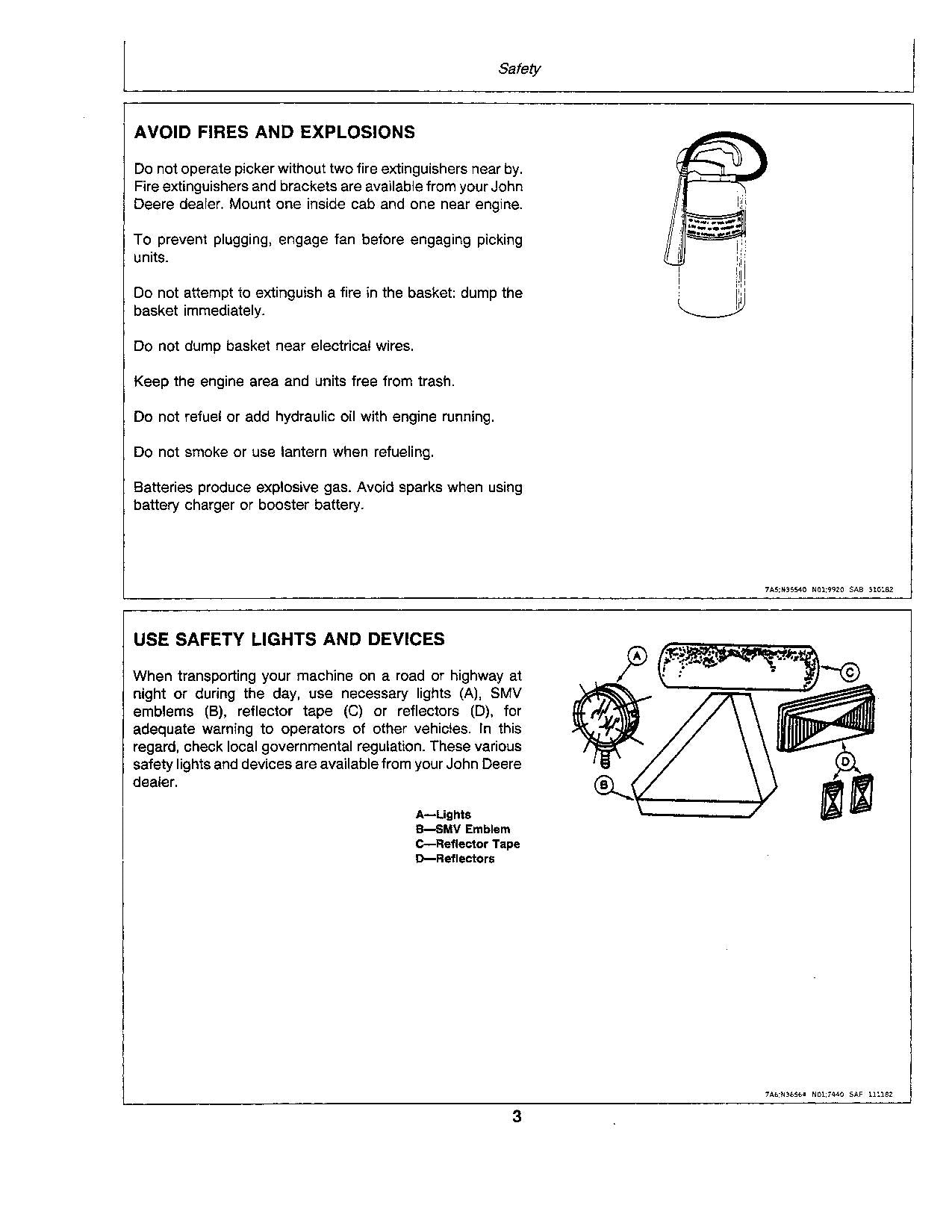 MANUAL DEL OPERADOR DE LA RECOLECTORA DE ALGODÓN JOHN DEERE 9920 N.° 3