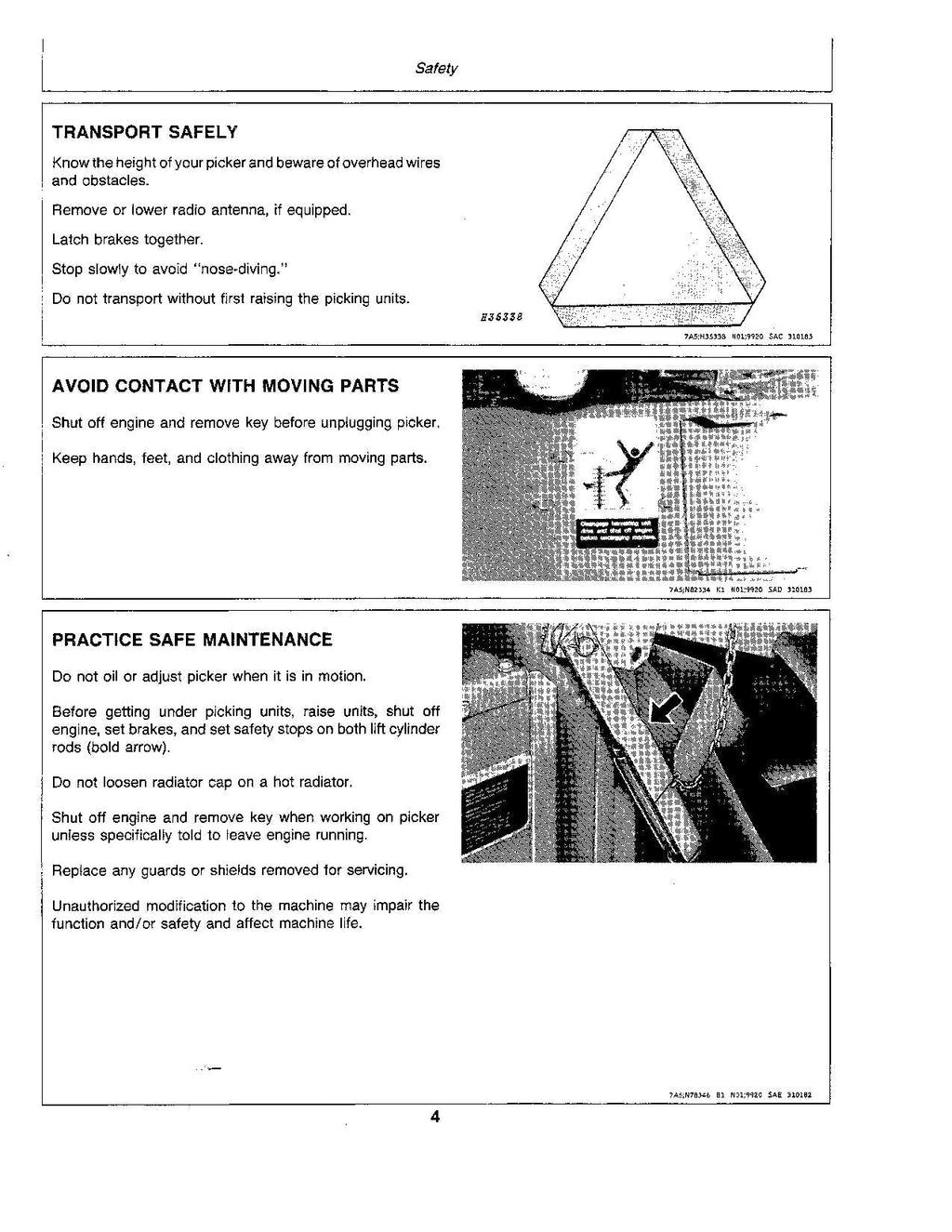 MANUAL DEL OPERADOR DE LA RECOLECTORA DE ALGODÓN JOHN DEERE 9920 N.° 3