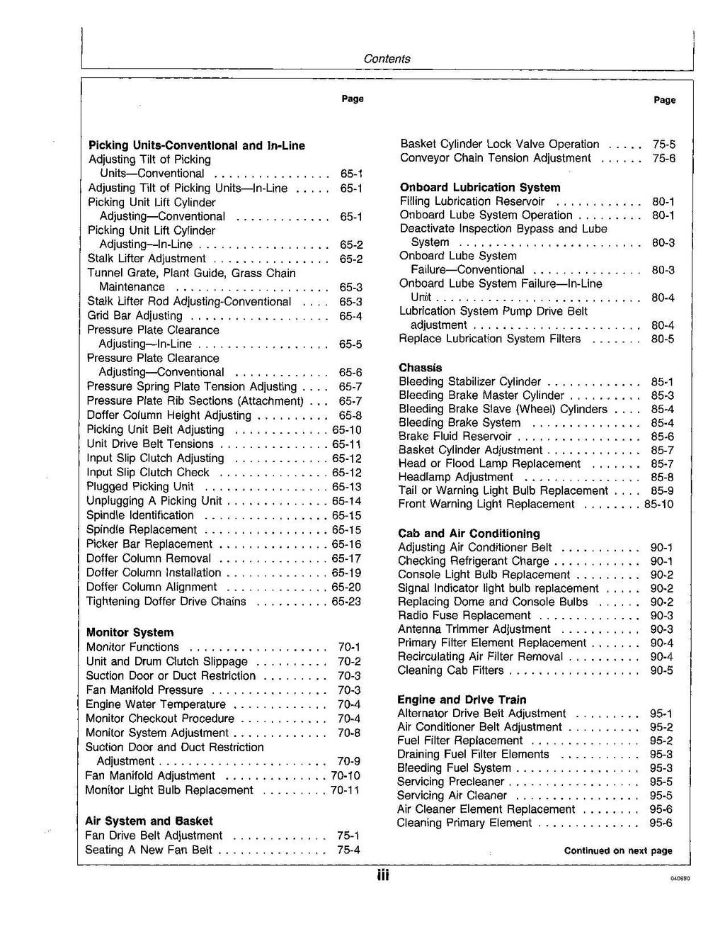 JOHN DEERE 9960 MANUAL DEL OPERADOR DE LA RECOLECTORA DE ALGODÓN N.° 3