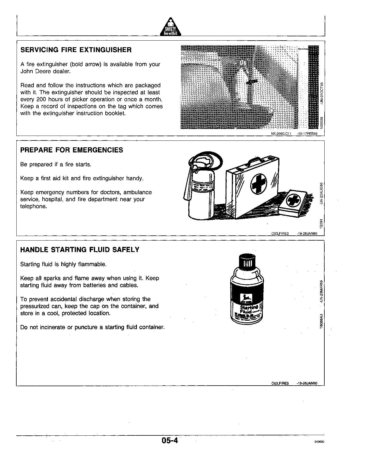 JOHN DEERE 9960 MANUAL DEL OPERADOR DE LA RECOLECTORA DE ALGODÓN N.° 3