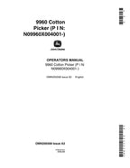 MANUAL DEL OPERADOR DE LA RECOLECTORA DE ALGODÓN JOHN DEERE 9960 N.° 4