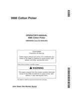 JOHN DEERE 9986 MANUAL DEL OPERADOR DE LA RECOLECTORA DE ALGODÓN N.° 4