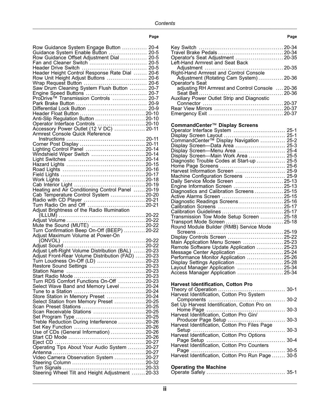 MANUAL DEL OPERADOR DE LA RECOLECTORA DE ALGODÓN JOHN DEERE CS690 N.° 6