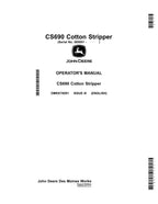 MANUAL DEL OPERADOR DE LA RECOLECTORA DE ALGODÓN JOHN DEERE CS690 N.° 11