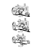 Catálogo de piezas del tractor John Deere A AO AR AW AN Manual