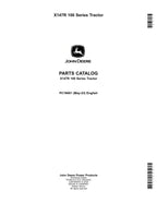 MANUAL DEL CATÁLOGO DE PIEZAS DEL TRACTOR JOHN DEERE X147R