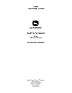 MANUAL DEL CATÁLOGO DE PIEZAS DEL TRACTOR JOHN DEERE D130