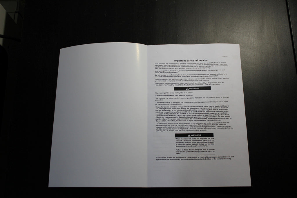 MANUAL DEL OPERADOR DE LA CARGADORA DE DIRECCIÓN DESLIZANTE CATERPILLAR 216B2 226B2 232B2 236B2