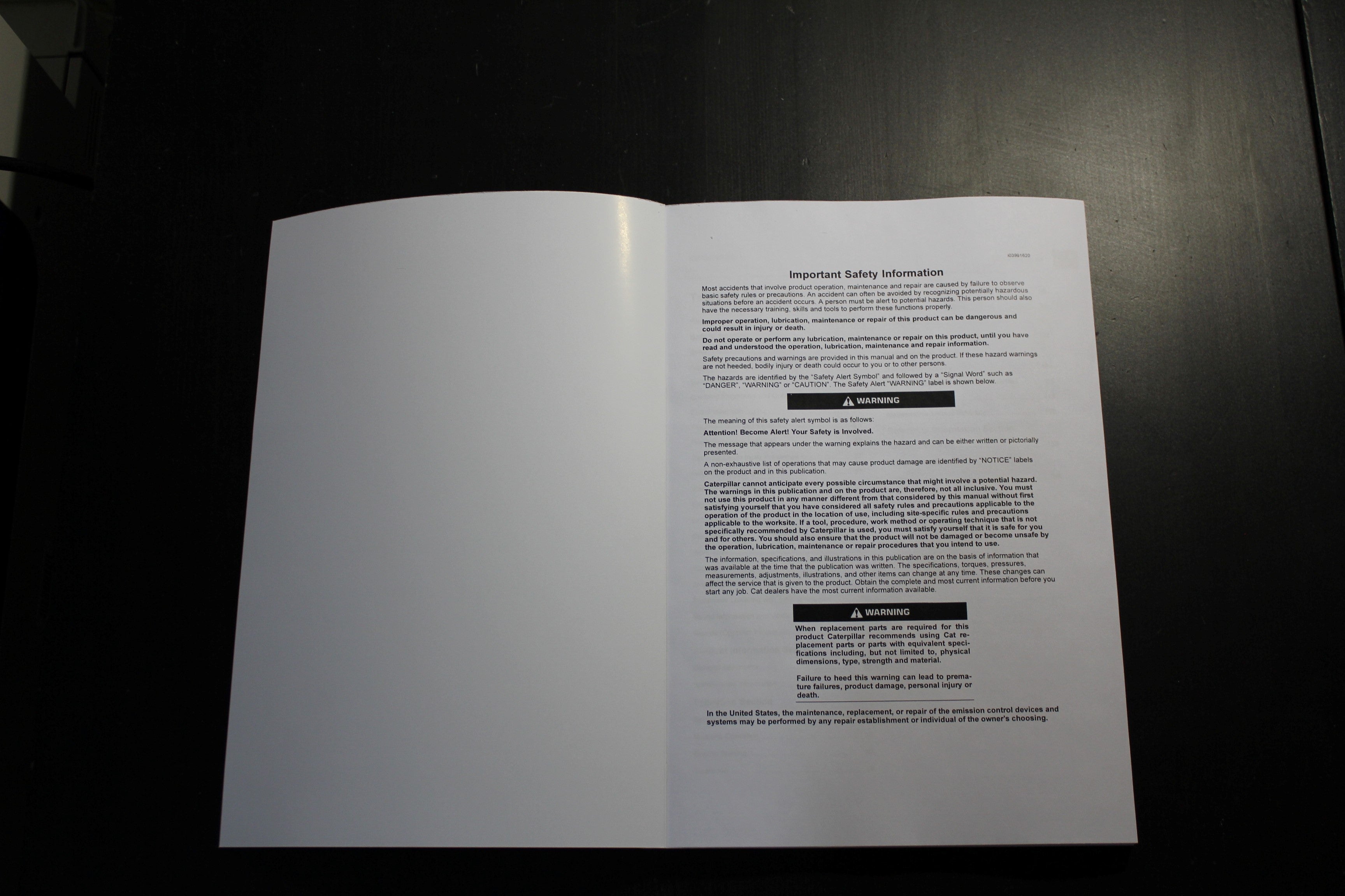 MANUAL DEL OPERADOR DE LA CARGADORA DE DIRECCIÓN DESLIZANTE CATERPILLAR 216B2 226B2 232B2 236B2