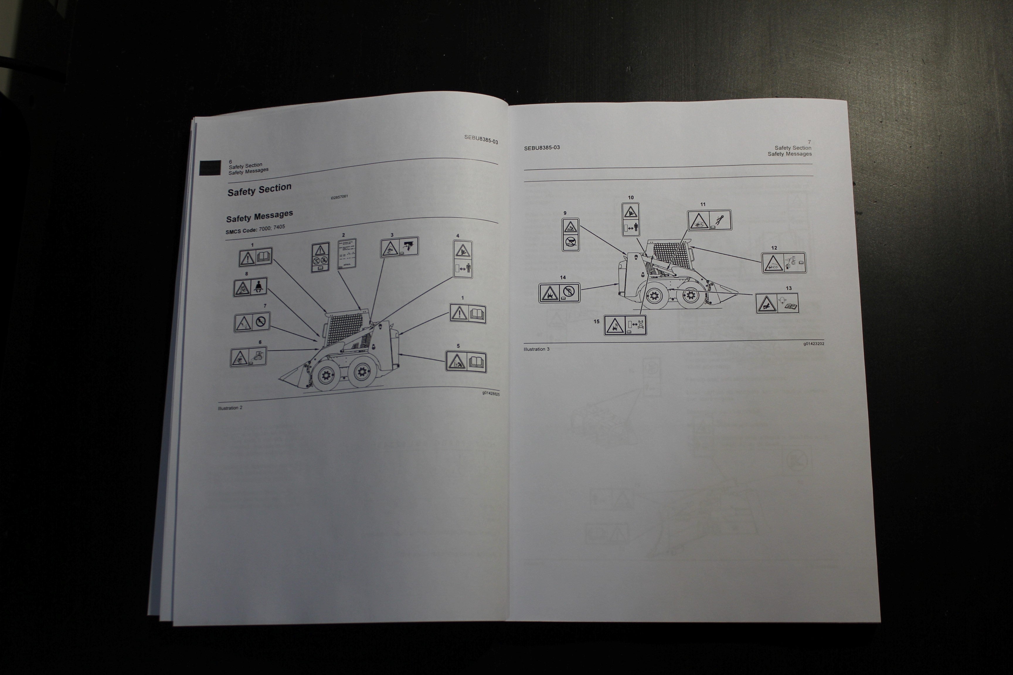 MANUAL DEL OPERADOR DE LA CARGADORA DE DIRECCIÓN DESLIZANTE CATERPILLAR 216B2 226B2 232B2 236B2