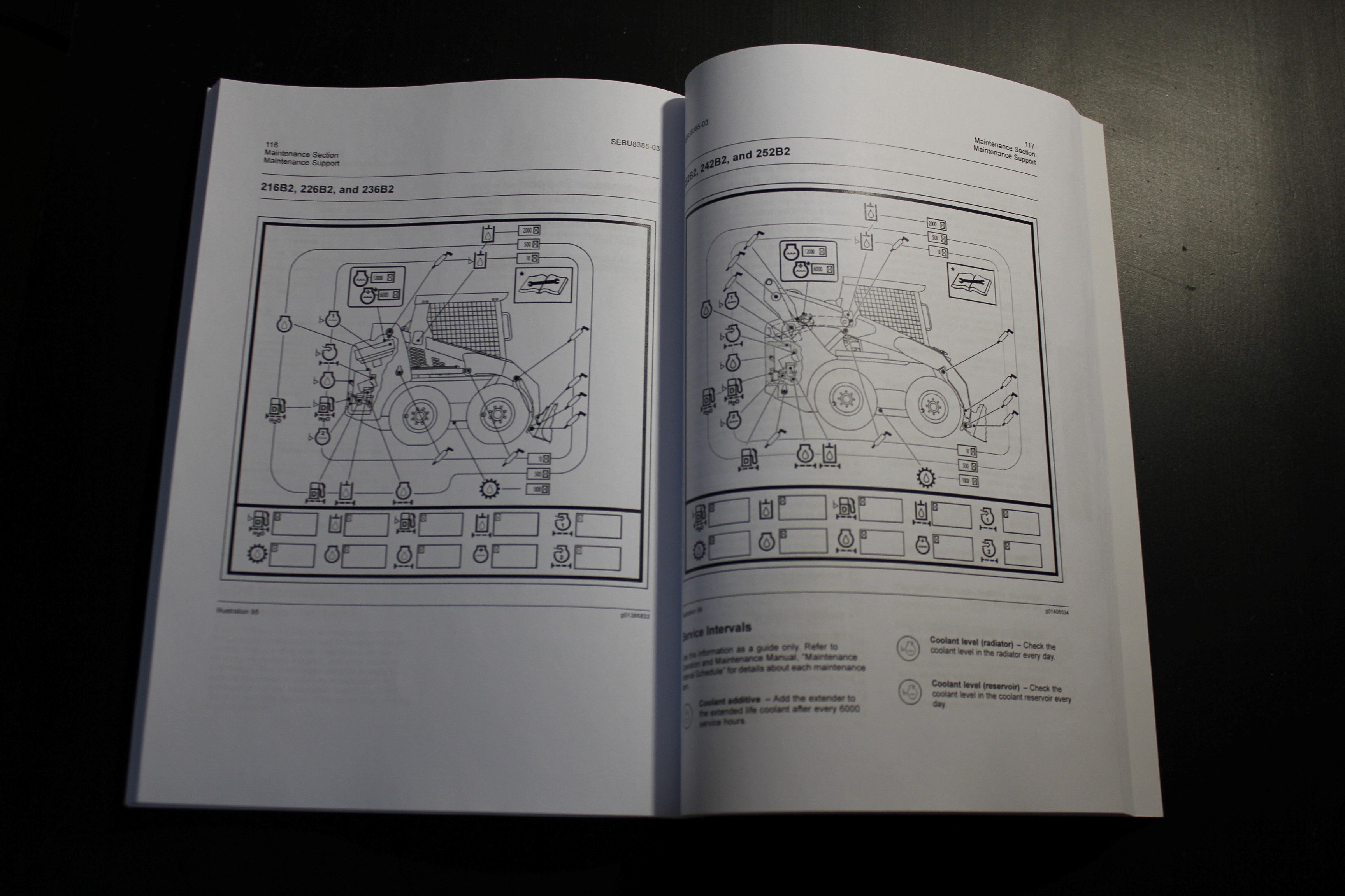 MANUAL DEL OPERADOR DE LA CARGADORA DE DIRECCIÓN DESLIZANTE CATERPILLAR 216B2 226B2 232B2 236B2