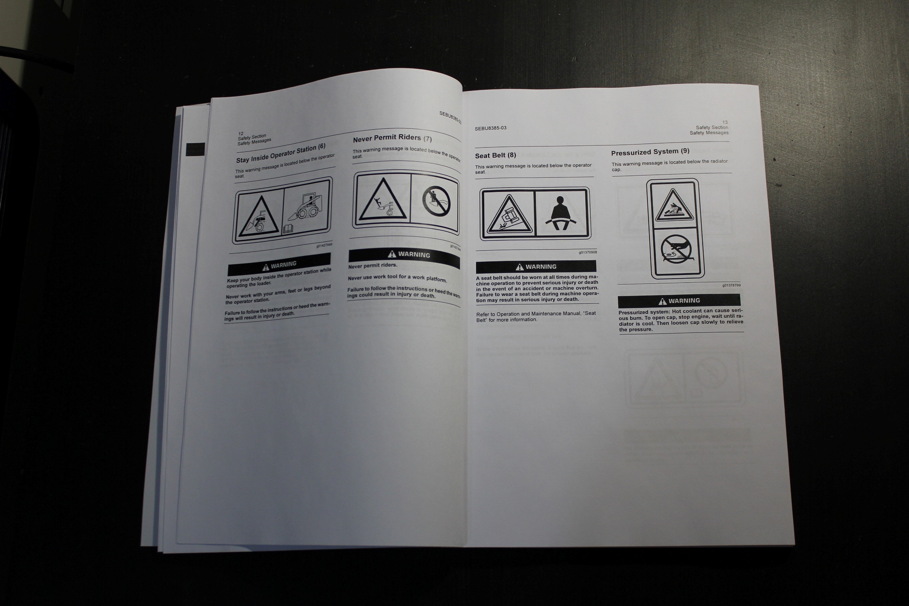MANUAL DEL OPERADOR DE LA CARGADORA DE DIRECCIÓN DESLIZANTE CATERPILLAR 216B2 226B2 232B2 236B2