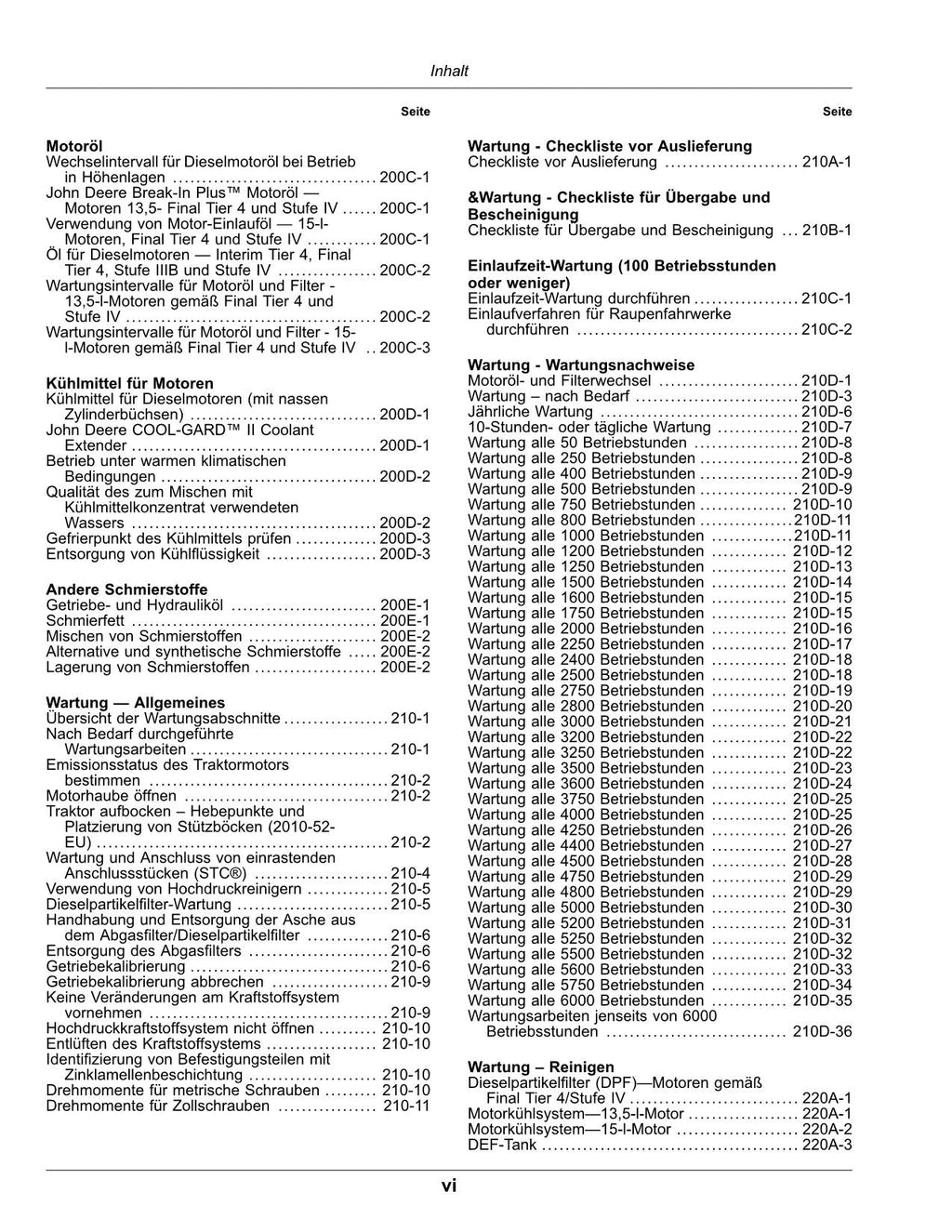 JOHN DEERE 9470RT 9520RT 9570RT TRAKTOR RASCADOR BETRIEBSANLEITUNG #2