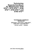 John Deere S770 S780 S785 S790 S760 STS manual de reparación del fabricante