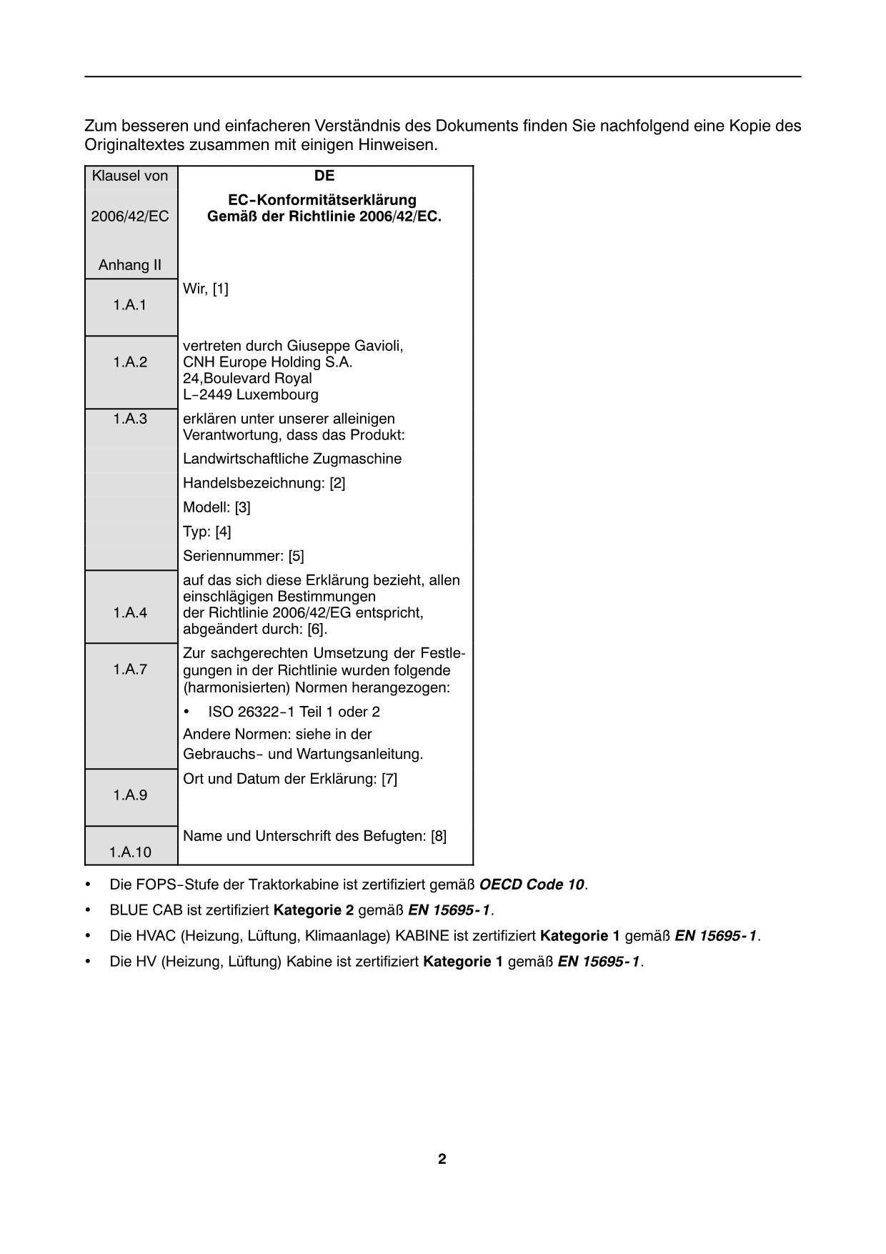 New Holland T4030N T4040N T4050N traktor betriebsanleitung