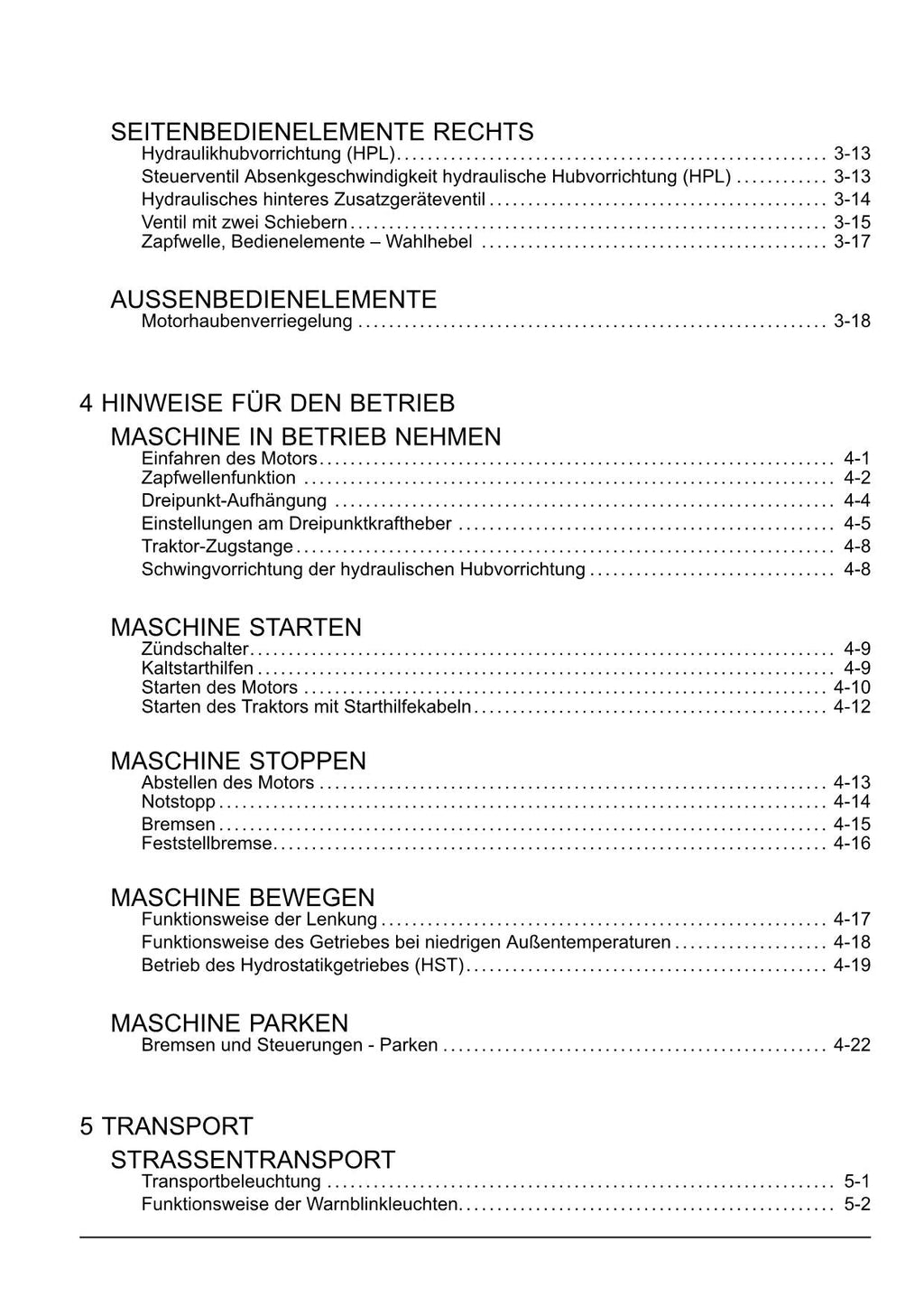 New Holland BOOMER 20 BOOMER 25 COMPACT traktor betriebsanleitung