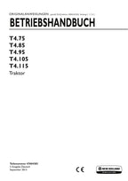 New Holland T4.75 T4.85 T4.95 T4.105 T4.115 traktor betriebsanleitung #2