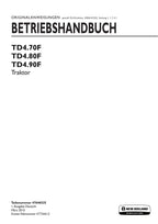 New Holland TD4.70F TD4.80F TD4.90F traktor betriebsanleitung #1