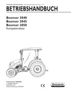 New Holland BOOMER 3040 3045 3050 COMPACT traktor betriebsanleitung