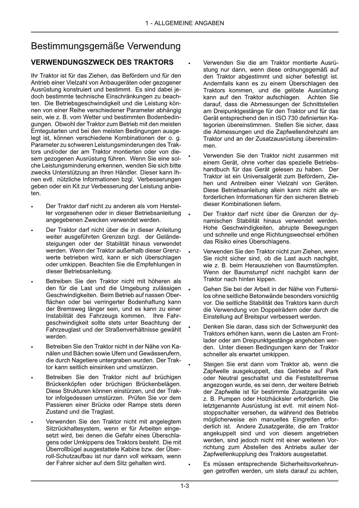 New Holland BOOMER 3040 3045 3050 CVT traktor betriebsanleitung