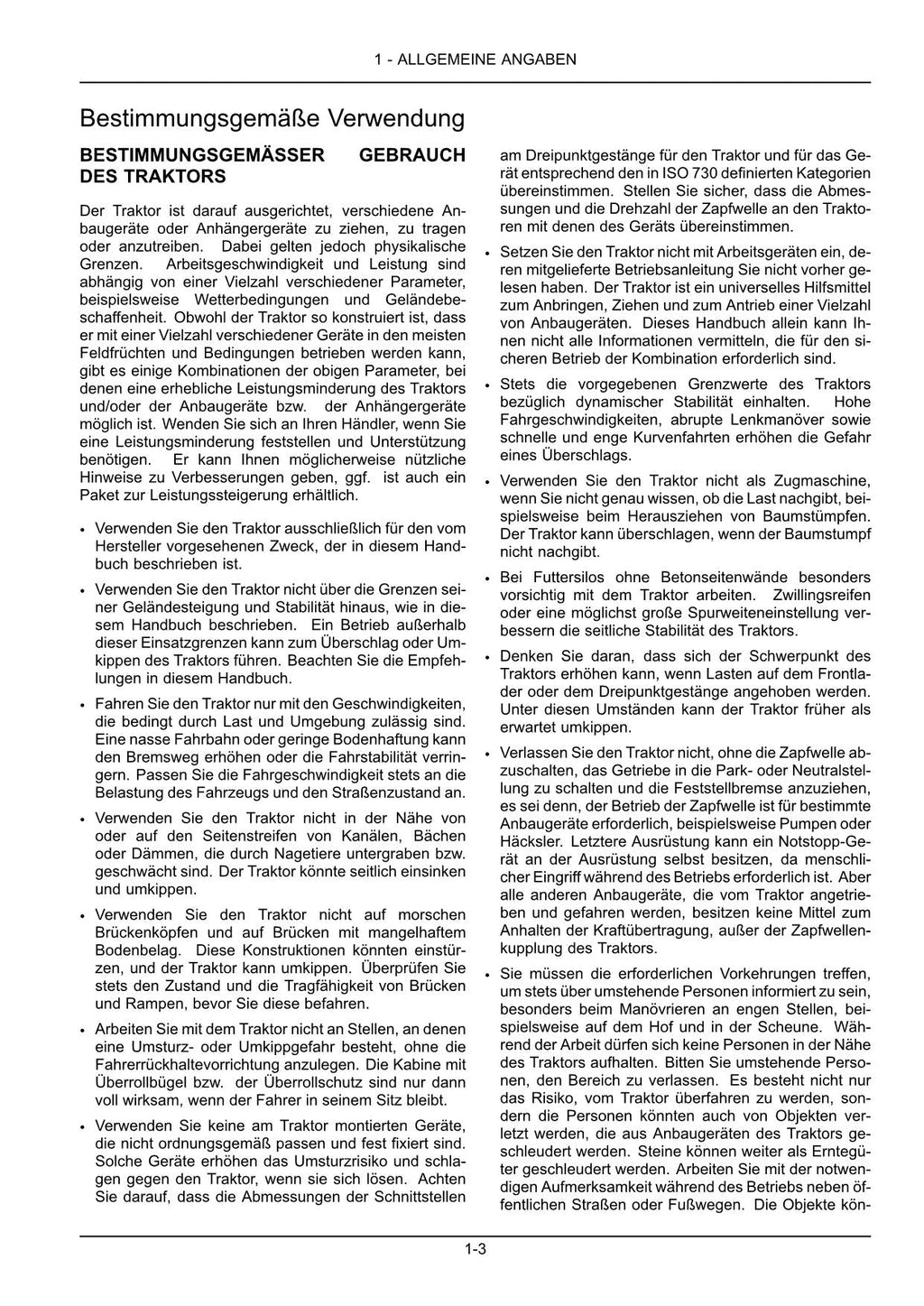 New Holland BOOMER 30 35 traktor betriebsanleitung