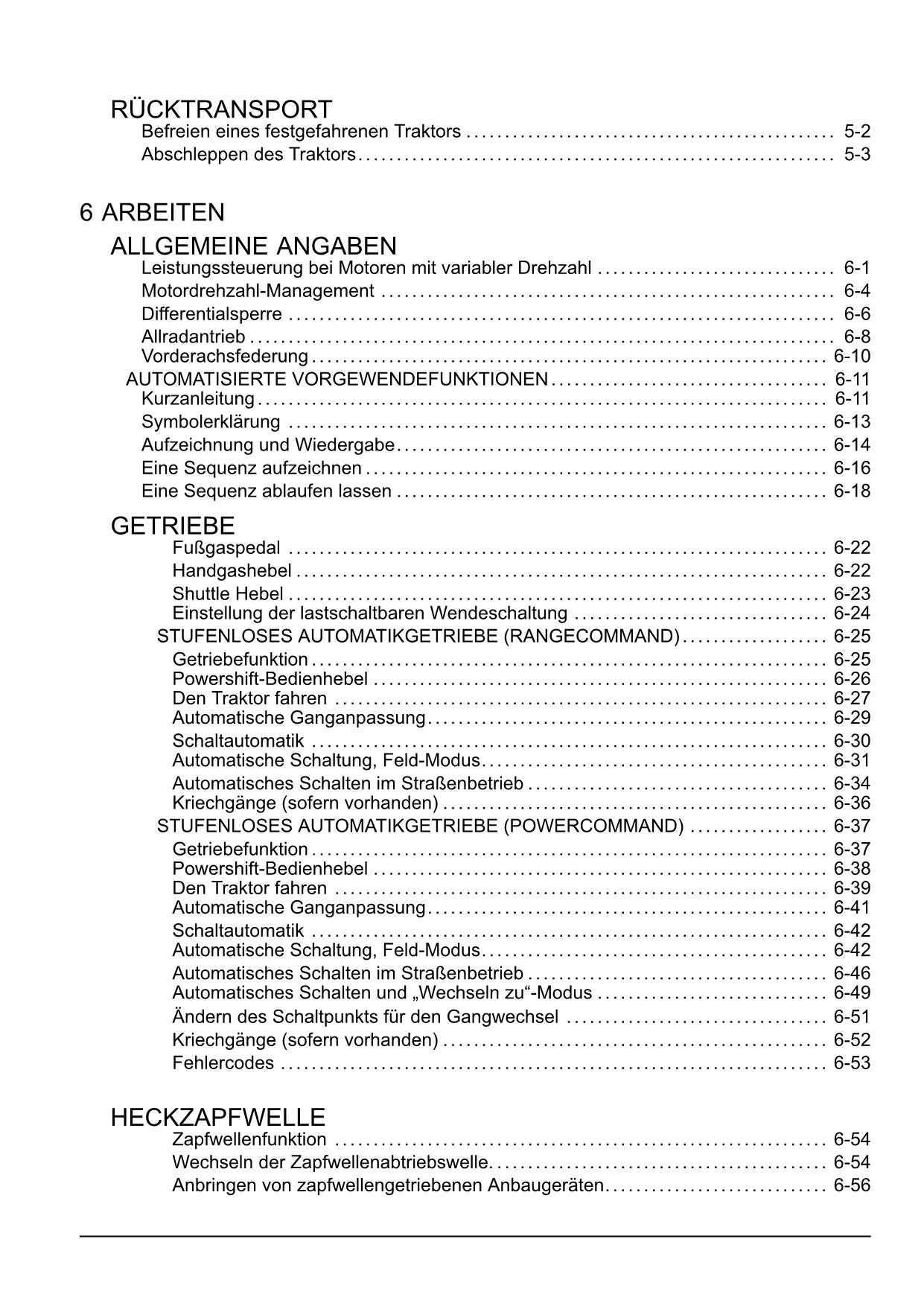 New Holland T7.165S T7.175 T7.190 T7.210 traktor STAGE IV betriebsanleitung